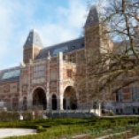 Back of the Rijksmuseum and garden