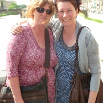 Me and Rach on the Ponte Vecchio, florence